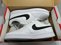 Nike Court Vision Low White Black UK Size 11 - New with box