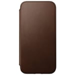 iPhone 14 Pro Max Nomad Modern Leather Folio Fodral - MagSafe Kompatibel - Brun