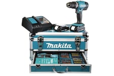 Makita DHP453RFX2 - hammerbor/skruemaskine - ledningfri - 2-hastigheders - 2 batterier