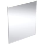 Geberit Option Plus Square spegel med belysning, dimbar, imfri, 60x70 cm, aluminium