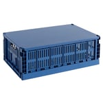 HAY Colour Crate lokk large, mørkeblå