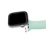 Fob for Apple Watch for Nurses Midwives Doctors Healthcare Paramedics, Silicone Pin Fob, Infection Control Design Compatible with All Apple Watch Series 7, 6,5,4,3,2,1 (38mm/ 40mm/41mm, Pastel Green)