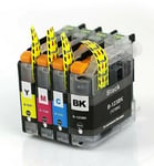 4x NonOEM LC123 Brother Ink Cartridge for Brother DCP-J552DW MFC-J4110DW