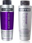 Osmo Super Silver No Yellow Shampoo & Silverising Conditioner 300 Ml Twin Pack