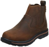 Skechers Men's Relaxed Fit Segment - Dorton chelsea boots, Dark Brown, 12 UK