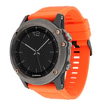 Garmin Fenix 3 / 3 HR / 5X silicone watch band - Orange