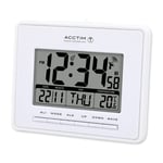 Acctim Infinity 71952 Radio Controlled LCD Alarm Clock in White