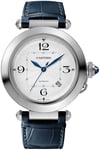 Cartier WSPA0010 Pasha De Cartier Sølvfarvet/Læder Ø41 mm