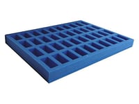 KR GW replacement Tray for Gamesworkshop Classic plastic figure case. Carry 40 troops on 25mm size bases. Ideal for 4 squads of 10 troops up to 50mm tall. Perfect for Games Workshop figures