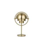 Gubi - Multi-Lite Portable Lamp, EU, Base: Brass, Shade: Brass Shiny - Portabla lampor