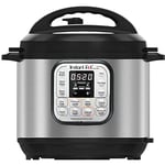 Instant Pot Duo 7-in-1 Smart Cooker, 3L - Stainless steel Pressure Cooker, Slow Cooker, Rice Cooker, Sauté Pan, Yoghurt Maker, Steamer and Food Warmer