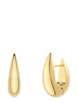 Edblad Crest Hoops L Gold Guld