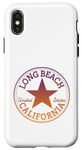 Coque pour iPhone X/XS LONG BEACH Californie USA États-Unis d'Amérique Surfeur