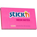 Notisblock 76x127 100 Blad Neon Röd