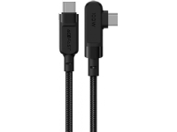 Acefast vinklad USB typ C - USB typ C-kabel 2m, 100W (20V/5A) svart (C5-03 Svart)