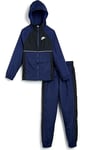 New Boys Nike CU9293-410 Woven Stripe Tracksuit Navy Size S 128-137 Cm