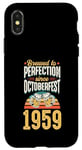 Coque pour iPhone X/XS Brassée à la perfection depuis l'Oktoberfest 1959, année de naissance de la bière