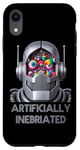 iPhone XR Funny AI Artificially Inebriated Drunk Robot Stoned Tipsy Case