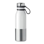 Termosflaska av stål med skyddande silikonhölje 600ml - white