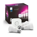 Philips - Hue White and Color Ambiance, Kit de démarrage E27 x 3, 75W, compatible Bluetooth
