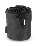 Brabantia - Premium Peg Bag - with Closing Cord - Durable and Weather Resistant - Storage for up to 150 Pegs - Rotary Dryer - Black - 28 x 18 x 17.5 cm