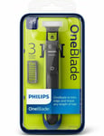 Philips Oneblade Qp2520 Men's Hybrid Face Trimmer And Shaver, +3 Combs 1, 3, 5mm