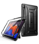 SUPCASE UB Pro Series Case Designed for Samsung Galaxy Tab S7 Plus (2020) / S8 Plus (2022) 12.4 inch , with Built-in Screen Protector & S Pen Holder Full-Body Rugged Heavy Duty Case (Black)