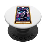 Witch Black Cat Tarot Carte Squelette Skelly Magic Spell Wicca PopSockets PopGrip Interchangeable