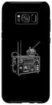 Galaxy S8+ Vintage CB Radio Sketch Case