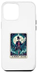 Coque pour iPhone 14 Pro Max Carte de tarot squelette de minuit pour Halloween