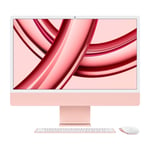 Apple iMac 24" (2023) 256 GB MQRD3DK, lyserød