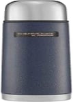 Thermocafé by THERMOS Stainless Steel Flask, Hammertone Blue, 1 L