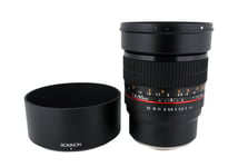 Rokinon 85M-E 85mm F1.4 Fixed Lens for Sony, E-Mount and for Other Cameras,Black