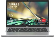 PC portable Acer Aspire A314-42P-R05X WUXGA 14" AMD RYZEN 7 5700U RAM 16 Go DDR4 SSD 512 Go AMD RADEON GRAPHICS