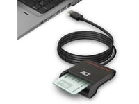 Act Ac6015 Smartkortläsare Inomhus Usb 2.0 Svart (Ac6015)