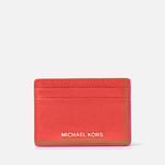 MICHAEL Michael Kors Jet Set Pebble-Grain Leather Cardholder