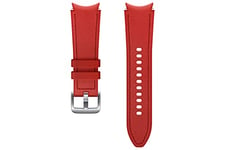 Samsung Watch Strap Hybrid Leather Band - Official Samsung Watch Strap - 20mm - S/M - Red