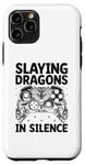 Coque pour iPhone 11 Pro Jeu vidéo Slaying Dragons In Silence