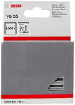 Bosch Professional 1000x Narrow Crown Staple Type 55 (Textiles, Carton, Foil, 6 x 1.08 x 16 mm, Accessories Tacker, Staple Gun)