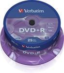 DVD+R media Verbatim 4.7 GB 16X, 25-pack spindel