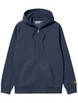 Carhartt WIP Chase Hooded Jacket - Blue Size: Small, Colour: Blue