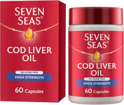 High Strength Cod Liver Oil Tablets With Omega-3, Fish Oil, Gelatine Free, 120 