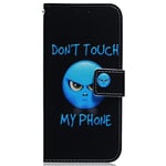 EIDERWOOD OnePlus 13 Konstläder Flip Fodral m. Motiv - Don't Touch My Phone