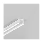 1m aluprofil SMART-IN10 AC2/Z - Vitlackerad, infälld, LED-list