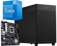 Upgradekit Intel Core i5-12400F, PRIME B660M-K D4 & PRIME AP201 MicroATX