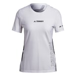 Adidas Women's Terrex Parley Agravic TR Pro T-shirt WHITE/BLACK S, WHITE/BLACK