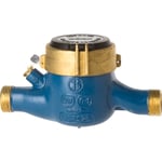 Werner Schütz kallvattenmätare Qn6.0 260mm x 1&quot;, horisontell