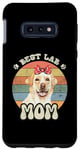 Coque pour Galaxy S10e Best Lab Mom Mignon Labrador Retriever Lovers Retro Sunset