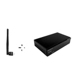 Set-Top Box, DVB-C/DVB-T/T2-stöd, 1080P-upplösning,EU-kontakt, EUROT2 MED WIFI