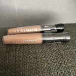 2x Rimmel Lipgloss Stay Matte 5.5ml Latte To Go 710 new And Sealed Unwanted